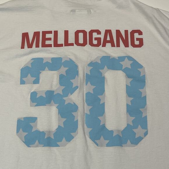 Marshmello Baseball Jersey Mens Size XL White EDM Music Electronica Mellogang - Picture 3 of 16